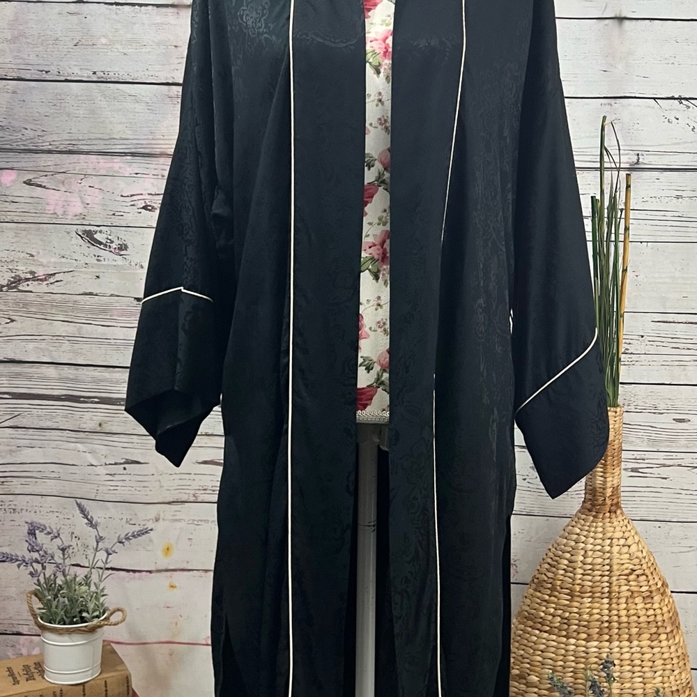 Gap Kimono Duster Jacket in Black - Picture 4 of 9